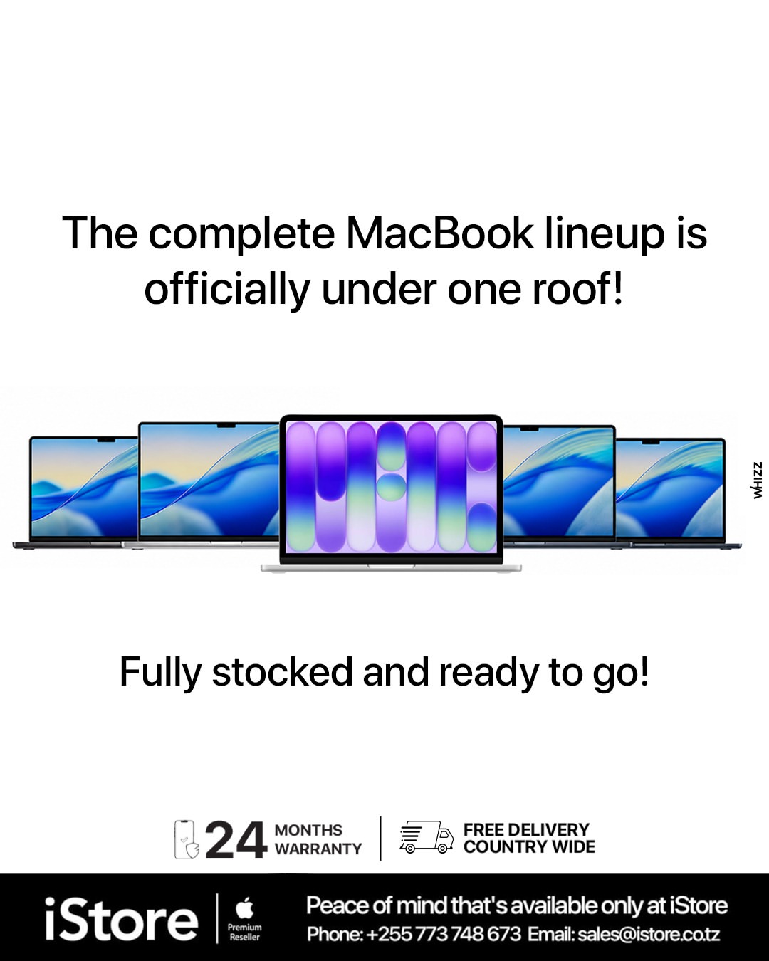 The complete MacBook family is now available at iStore.