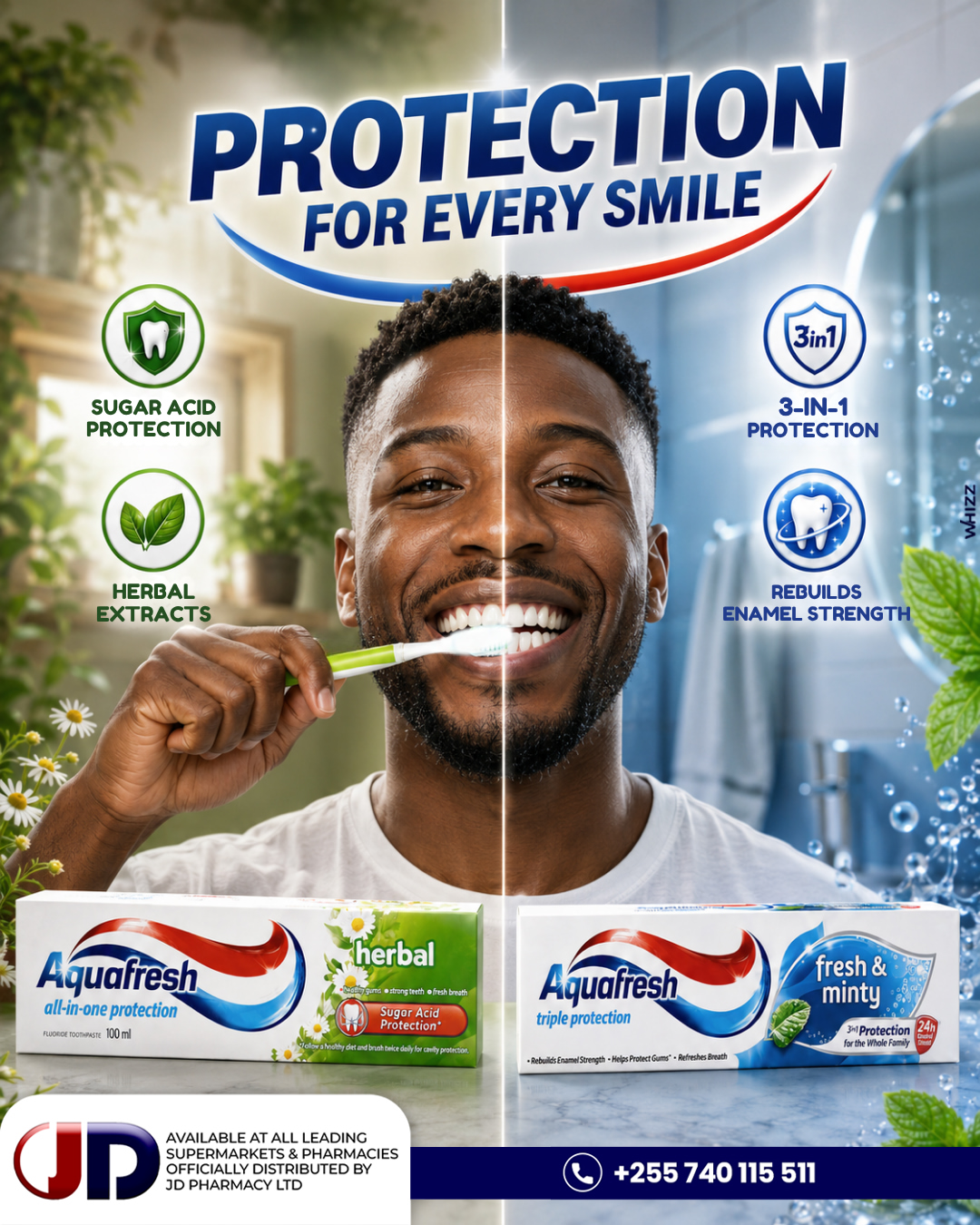 Two choices, one goal — protection for every smile. 