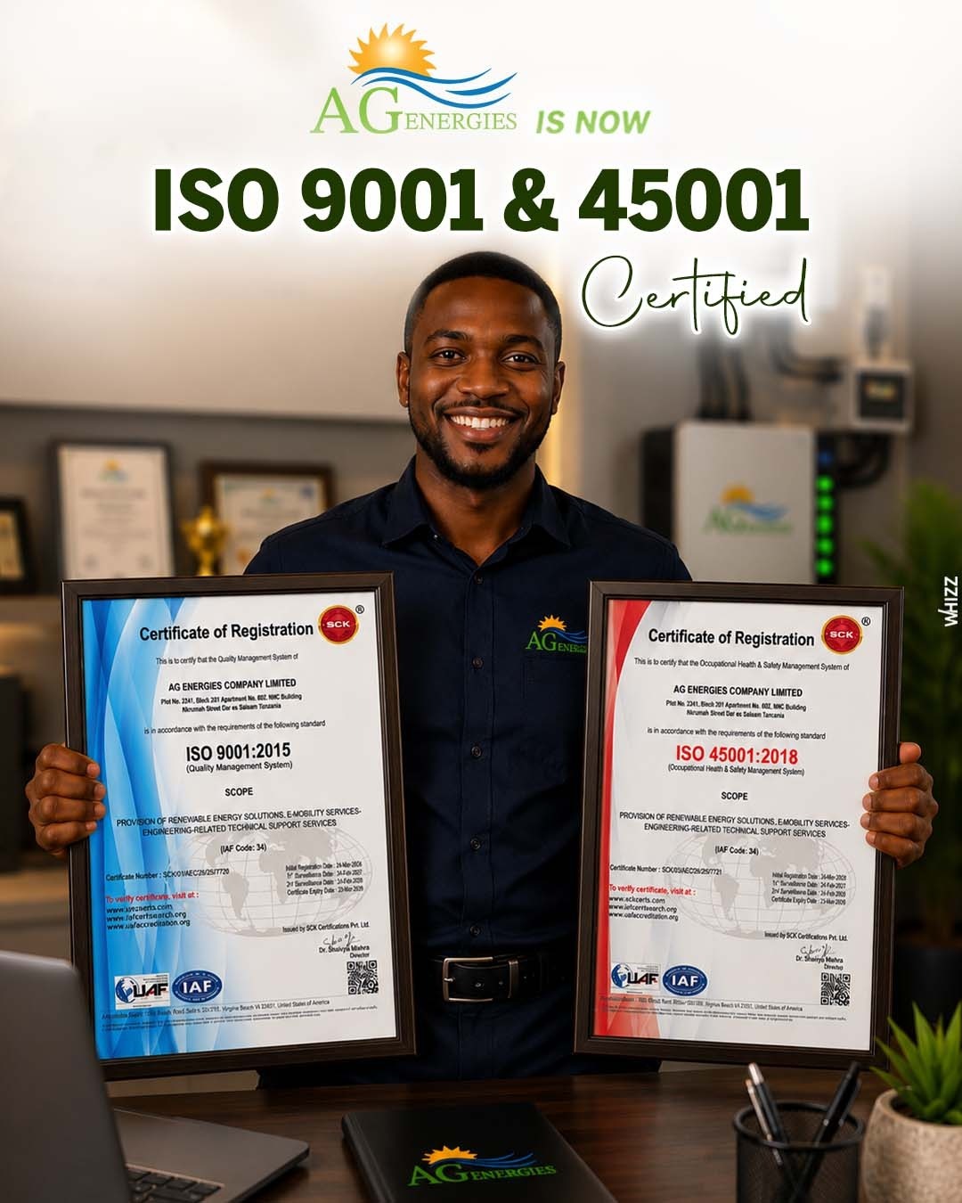 A proud milestone - now ISO certified