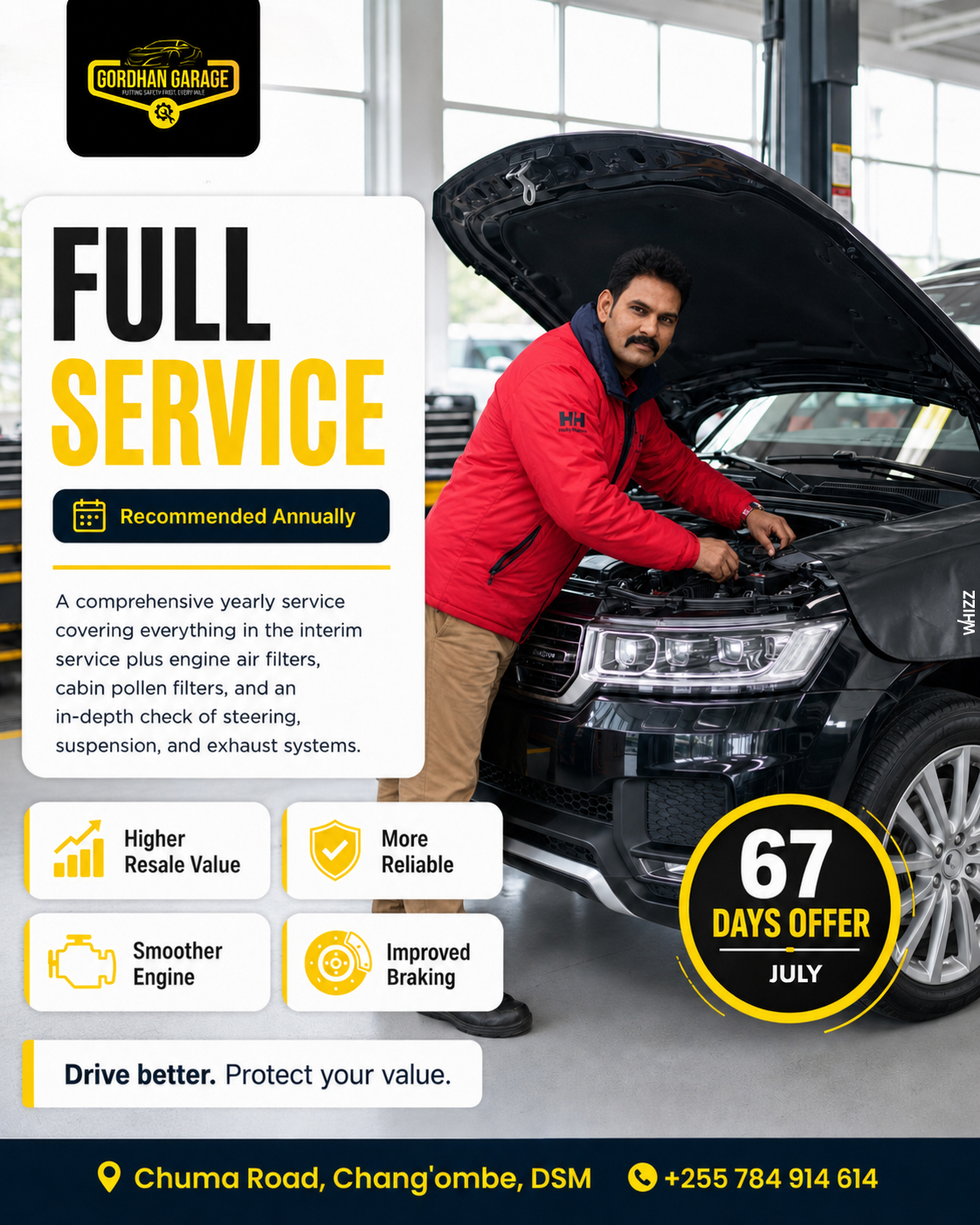 Full servicing for your vehicle