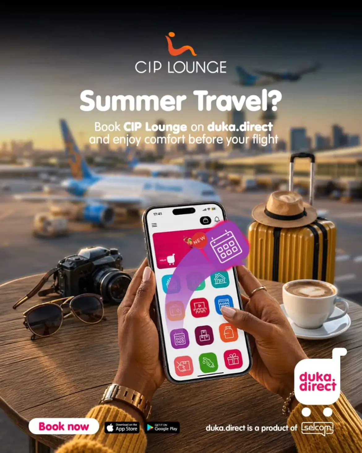 Upgrade your airport experience this summer!