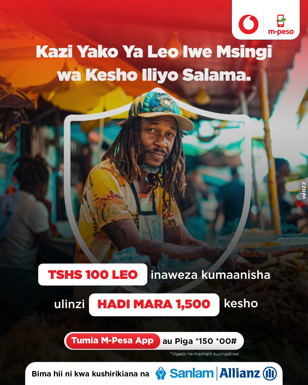 Kazi yako ya leo, ulinzi wa kesho kwa kuanzia TSHS 100 tu