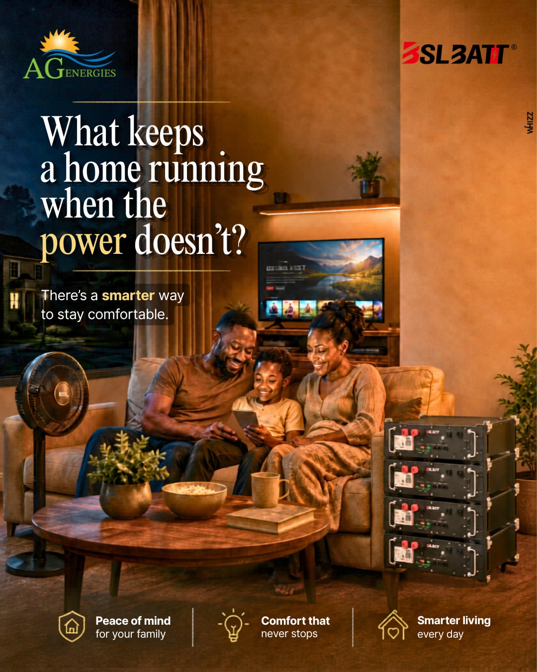 With BSL Battery 5kWh, the lights stay on