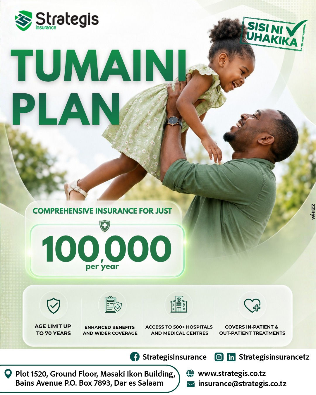 Tumaini Plan for only 100,000 per year
