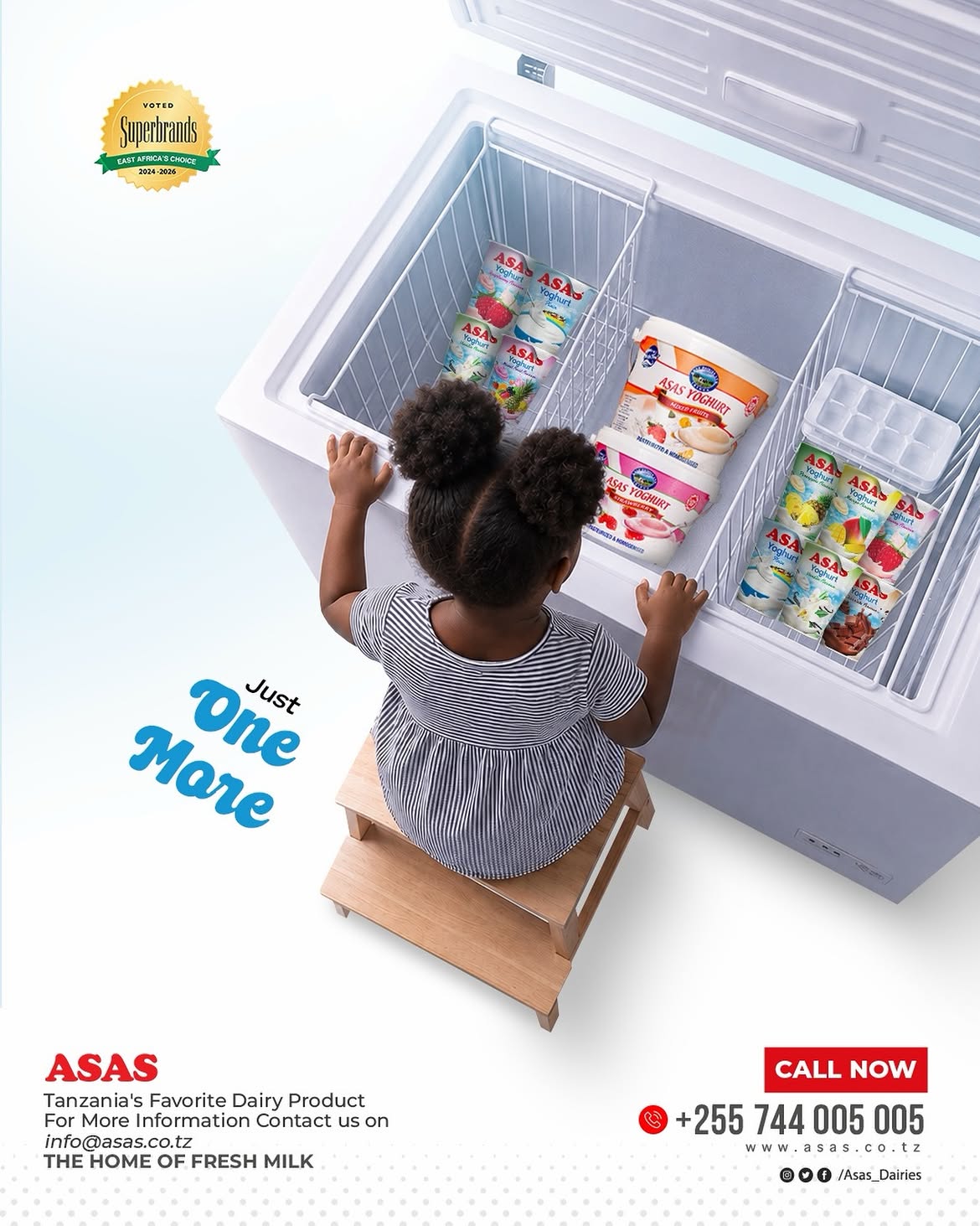 The fridge is full, but the choice is always easy. 