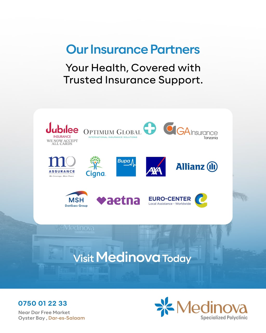Your health deserves the best care—and the right insurance support.
