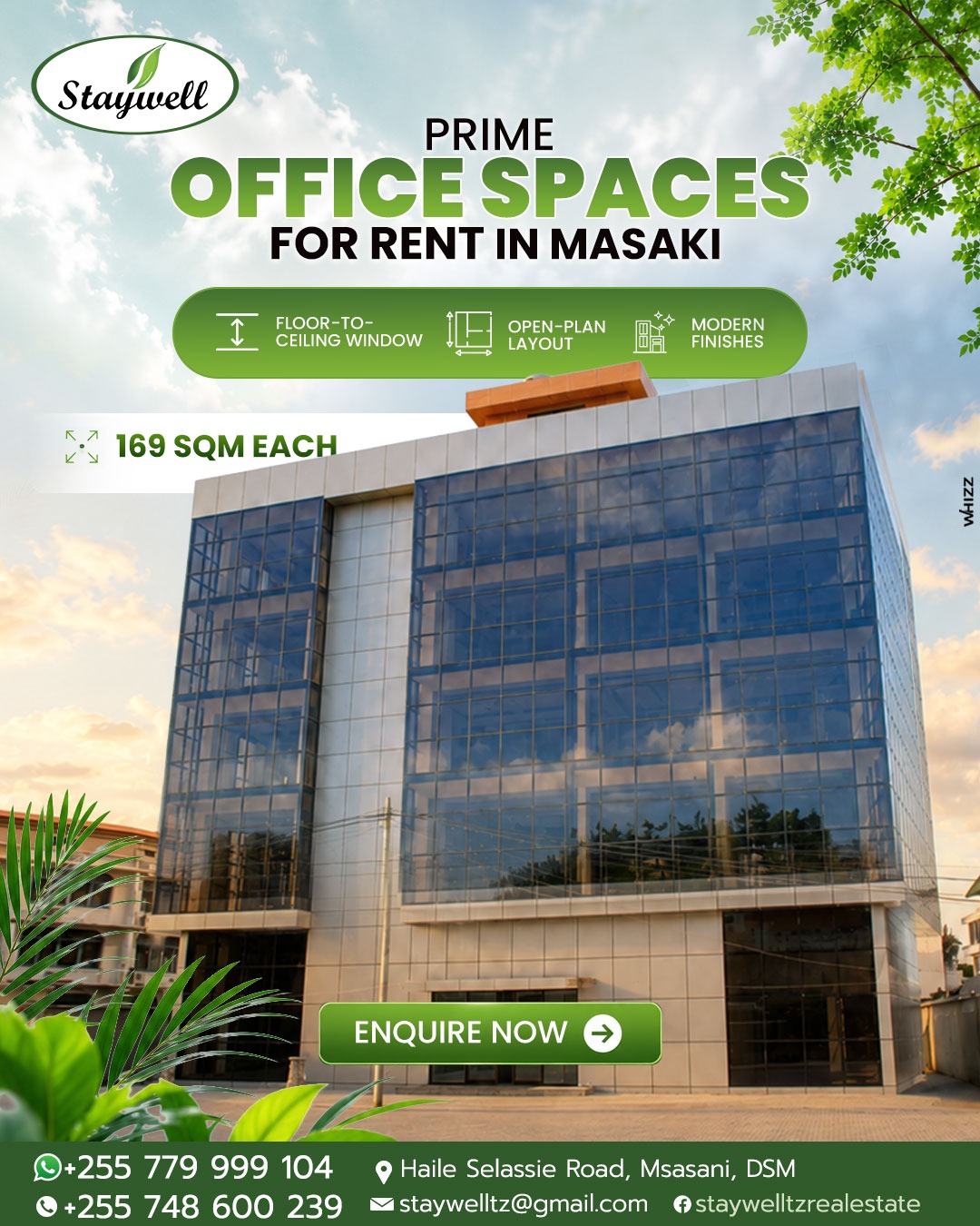 Office Spaces for Rent in Masaki