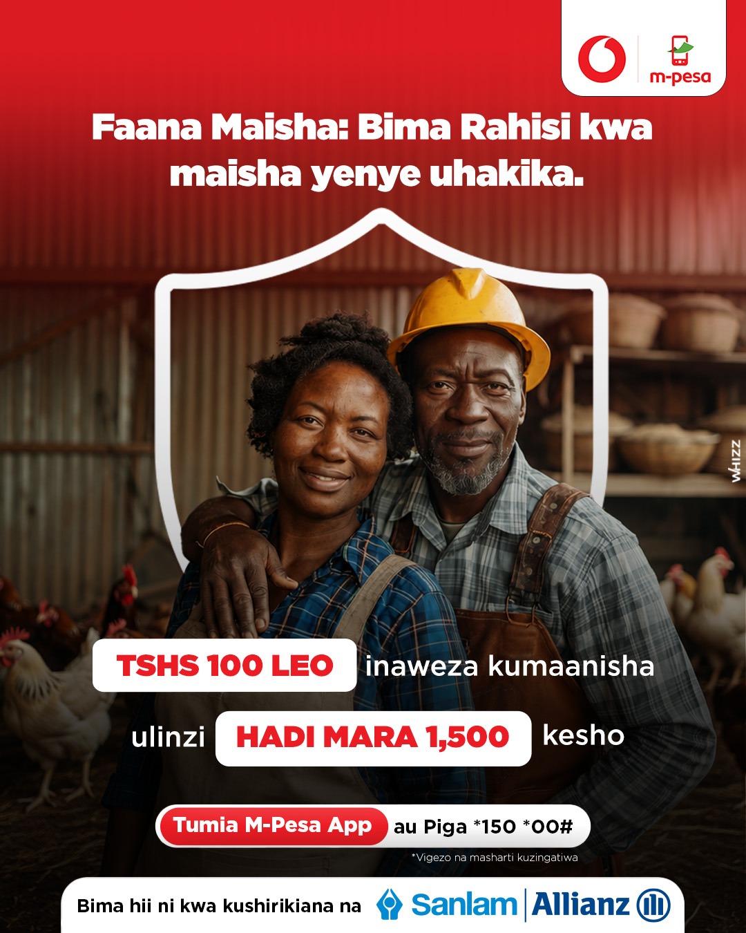Bima rahisi kwa kuanzia TSHS 100 Tu