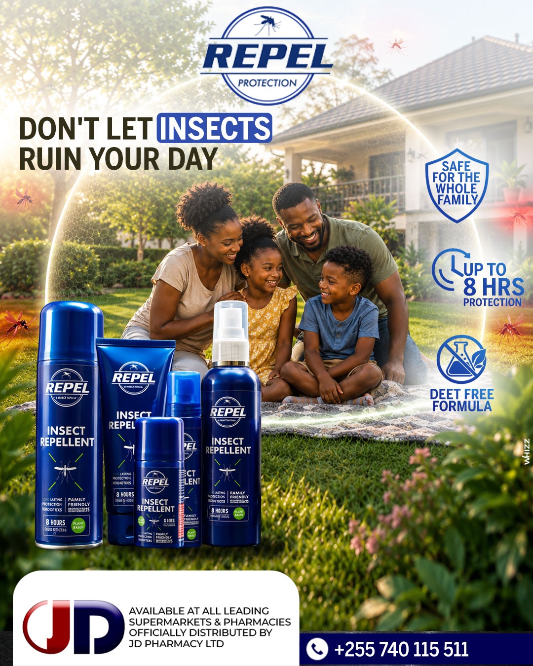 Repel Insect spray - 8 hour protection