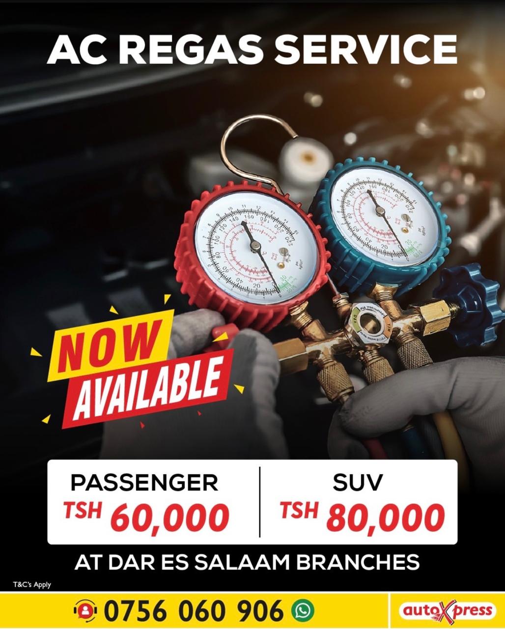 AC Regas Service is now available at AutoXpress!