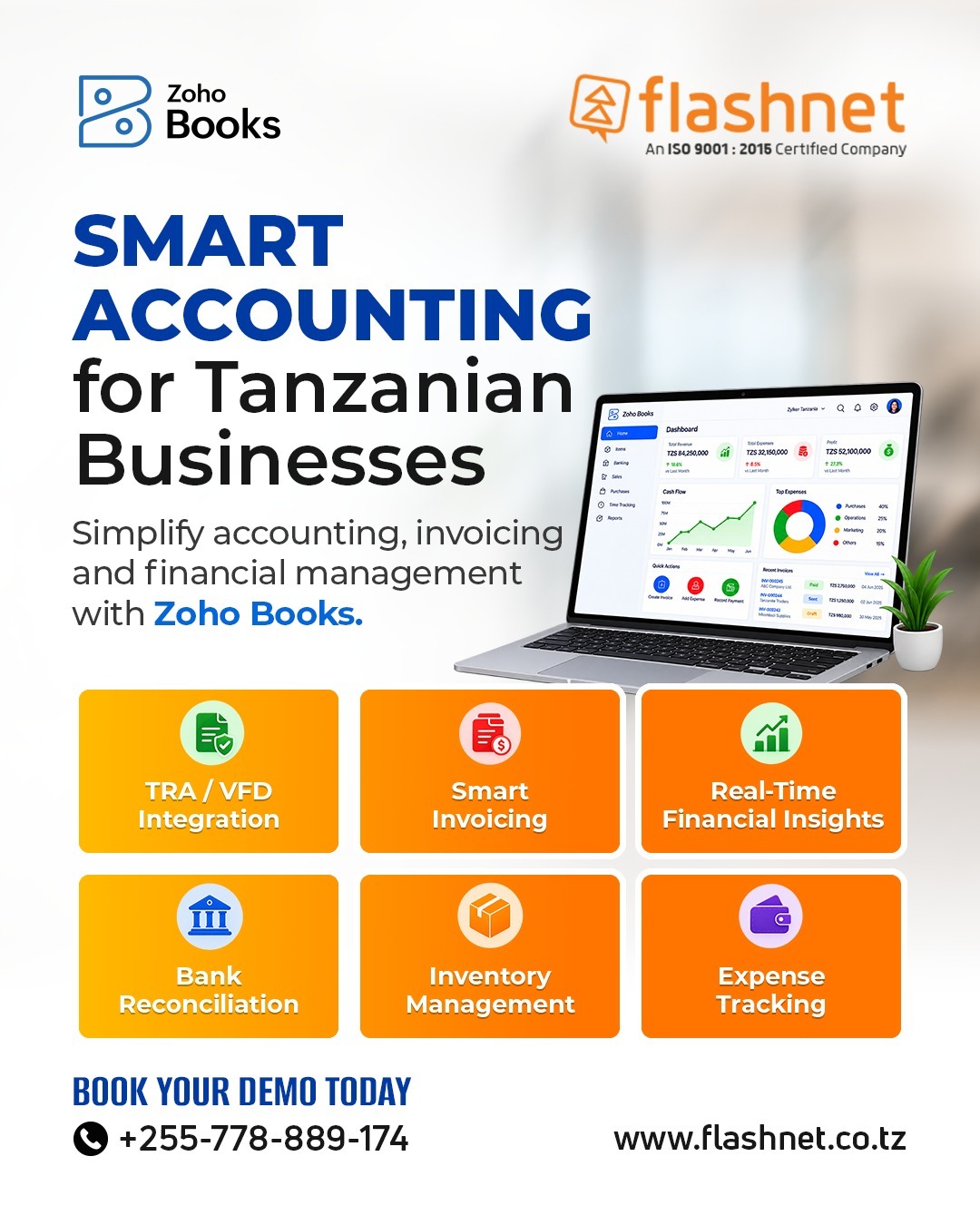 Zoho Books - take control of your business finances