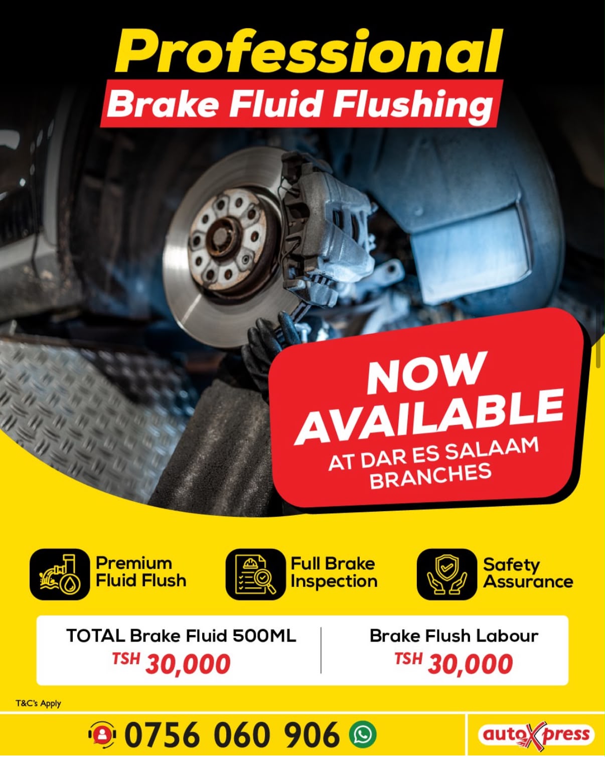 Professional Brake Fluid Flushing is now available at AutoXpress! 