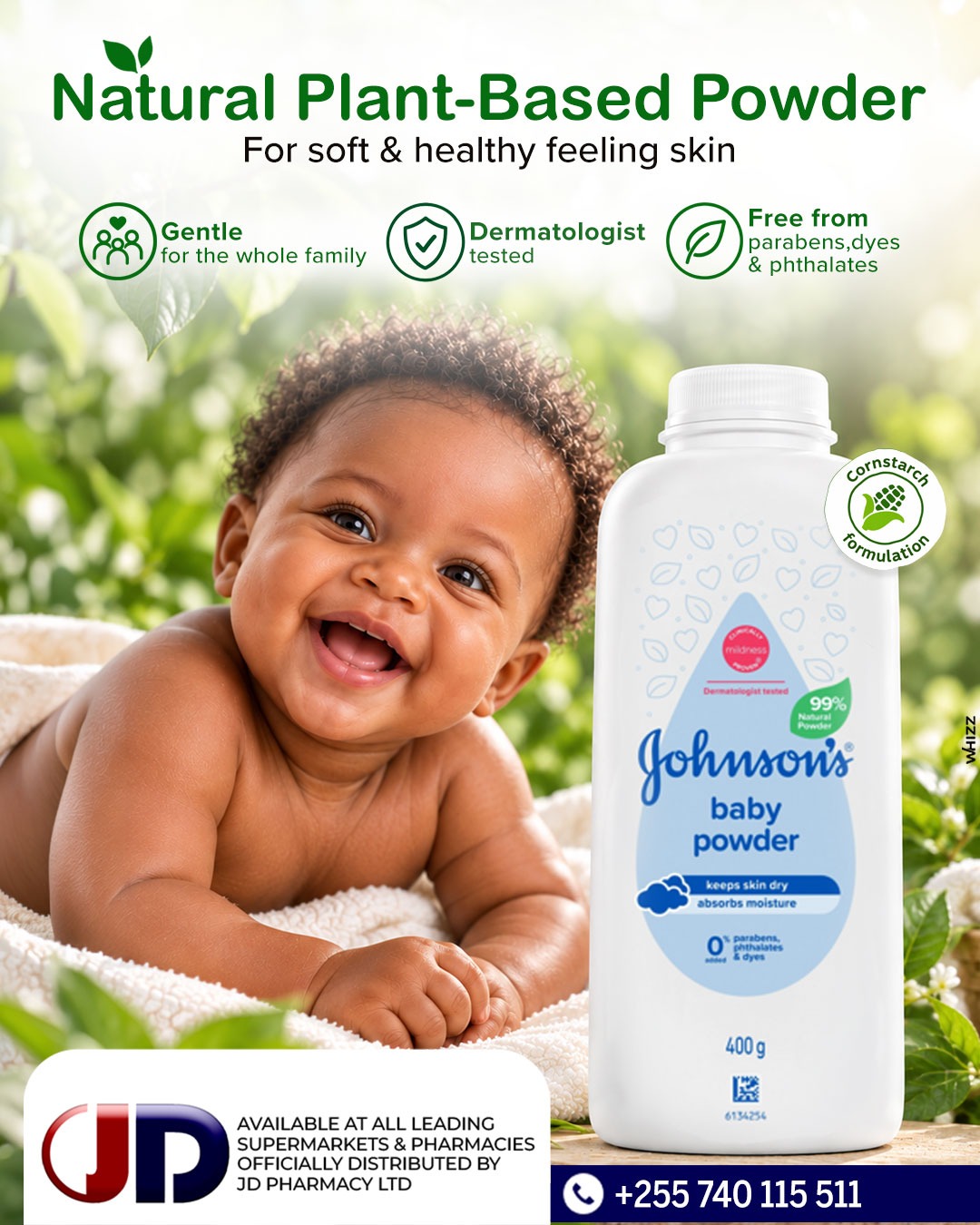 Gentle Care with Johnson’s Baby Powder 🌿