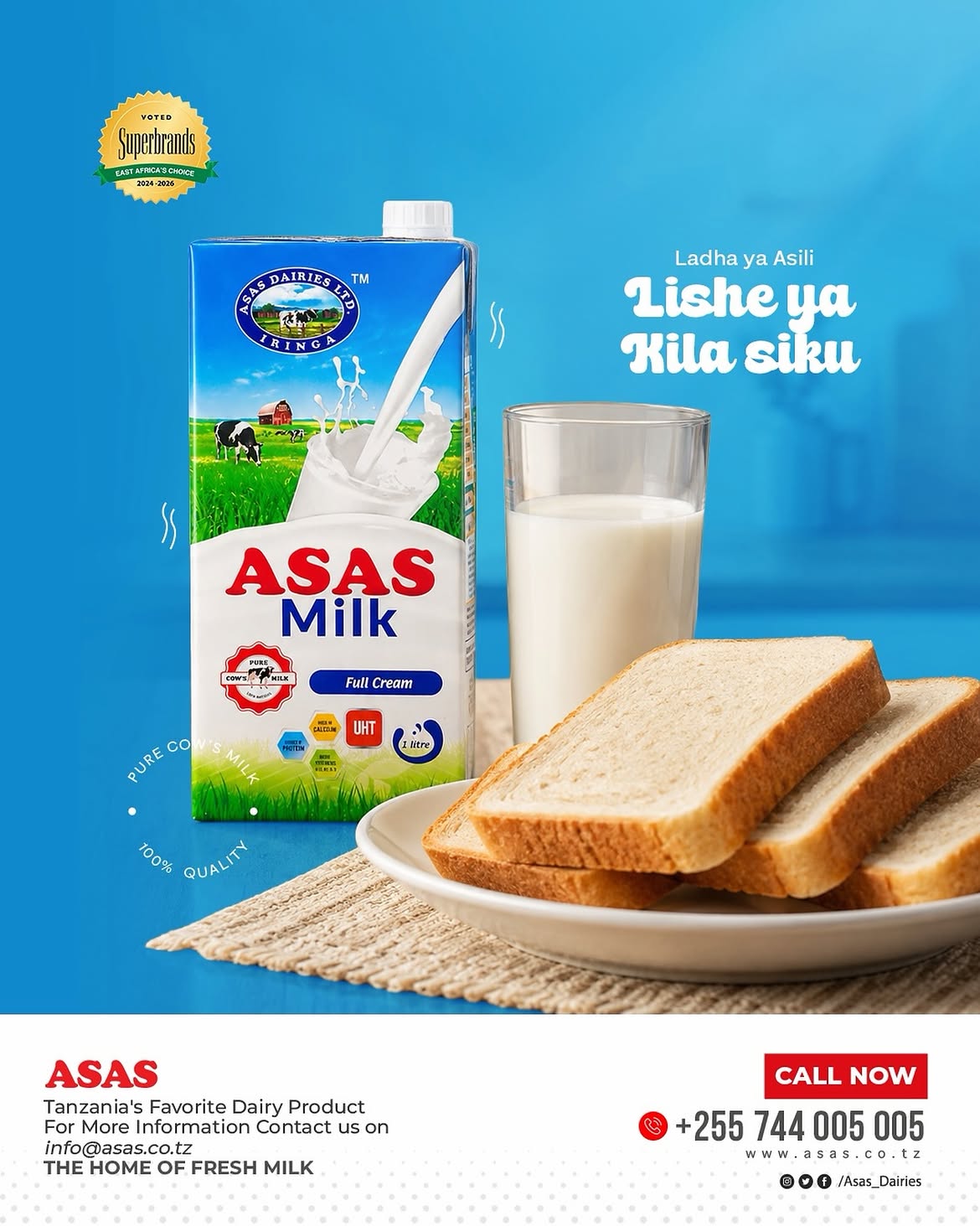 Asubuhi njema inaanza na ladha ya asili! 