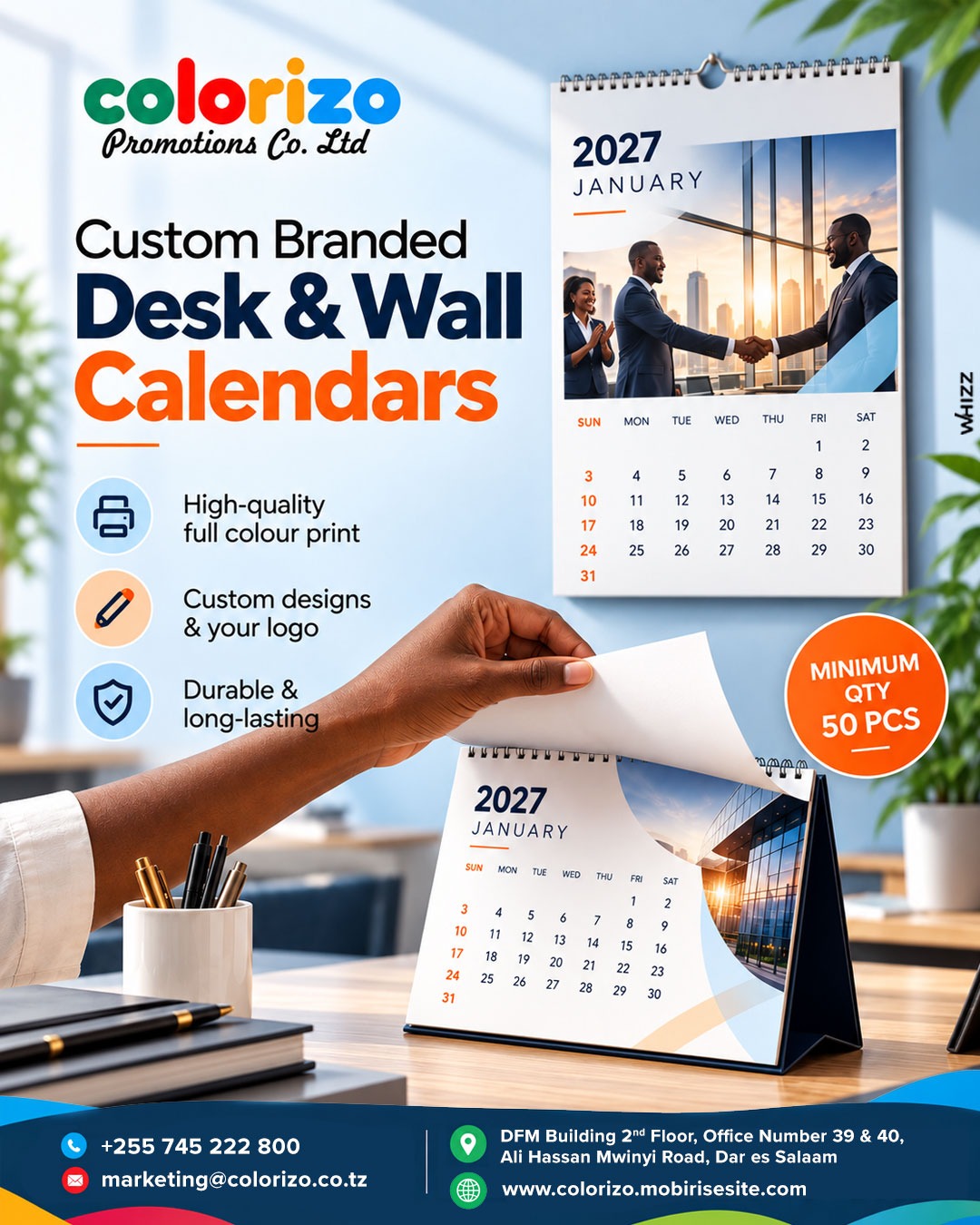 Custom Desk & Wall Calendars for order