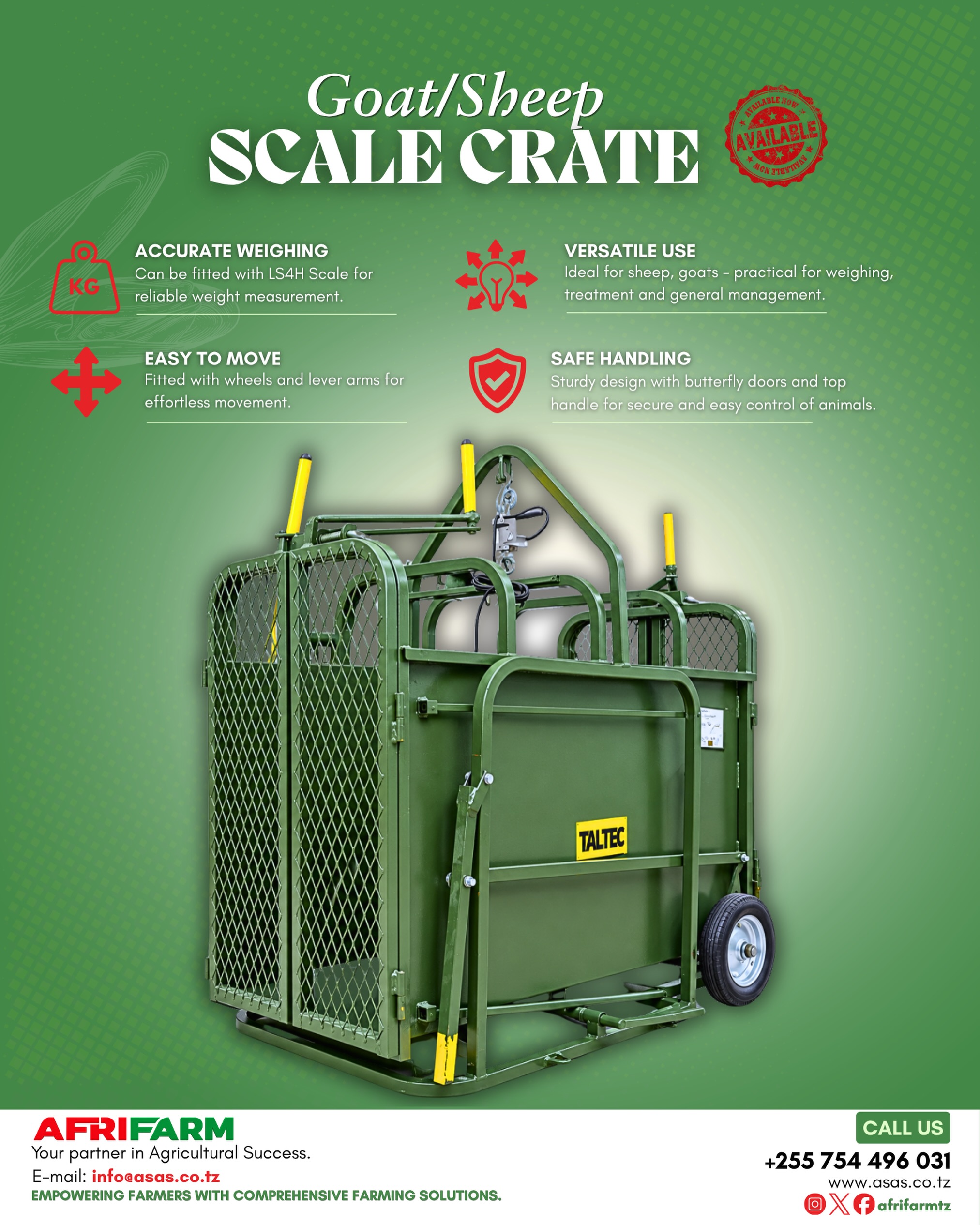 Livestock Scale Crate