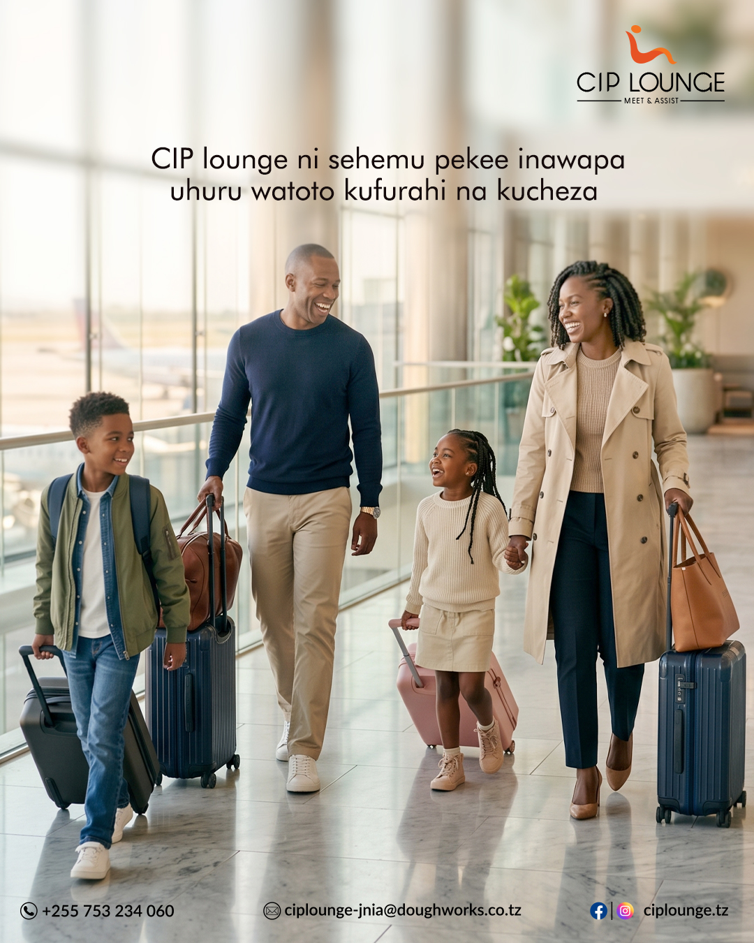 Furaha kwa watoto kabla ya safari!