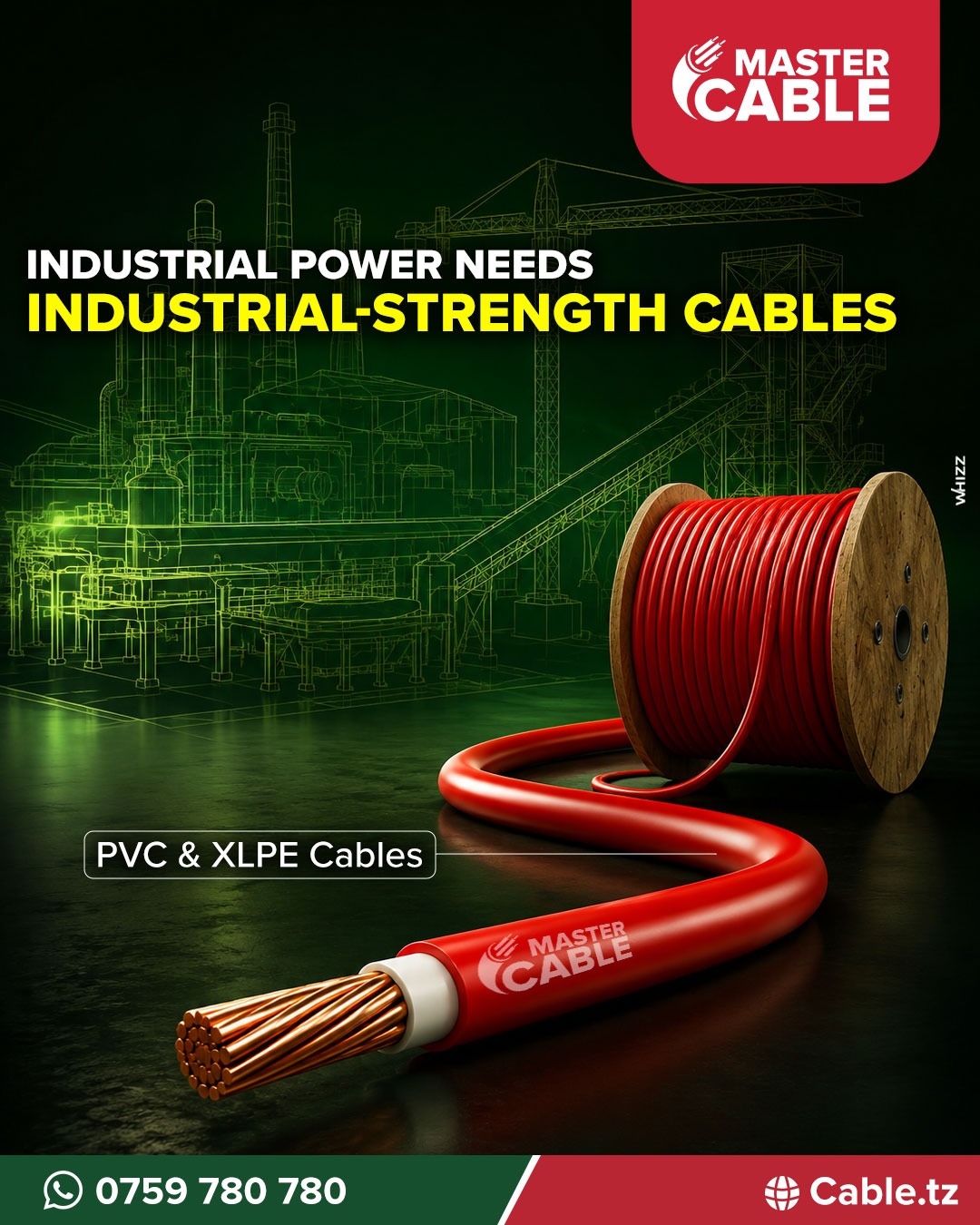 Industrial projects need cables that can handle serious demand.