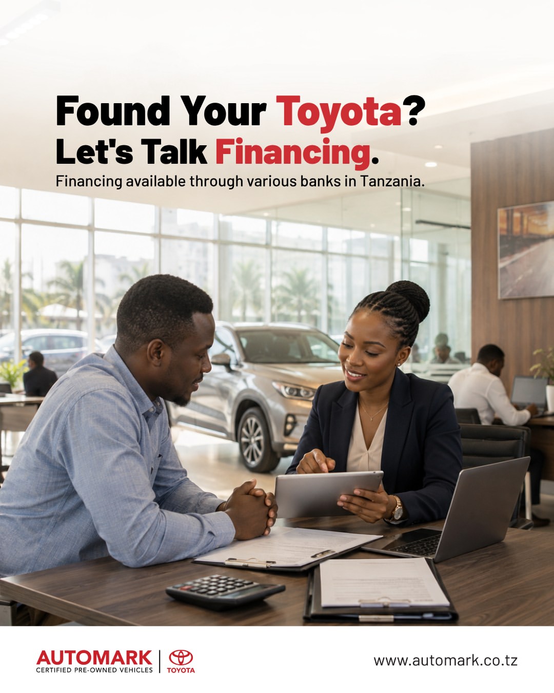 Flexible financing options for your Toyota