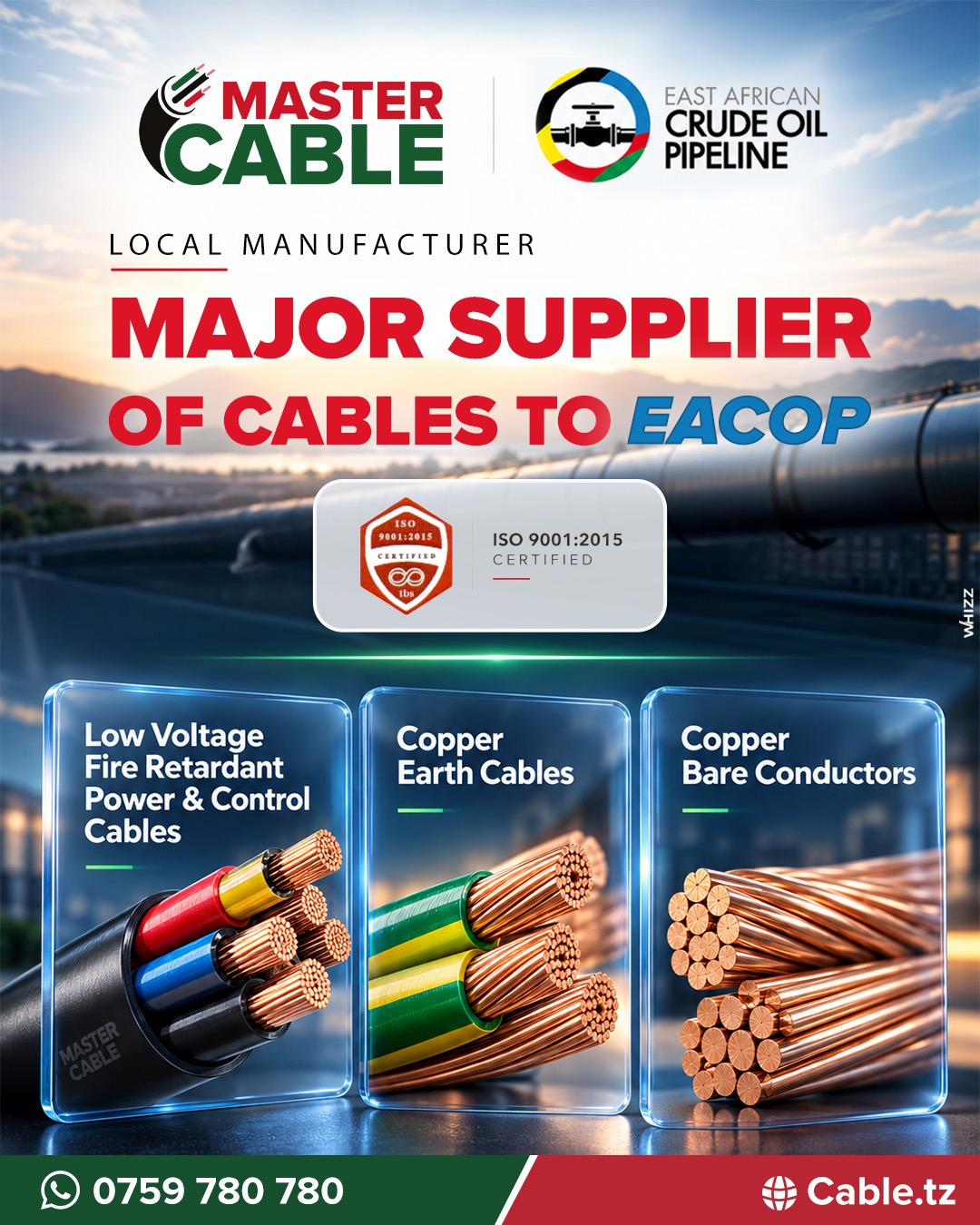 Major supplier to EACOP