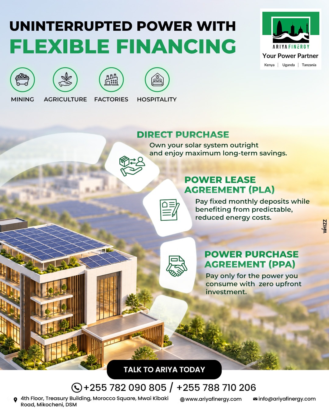 Solar power with no upfront costs