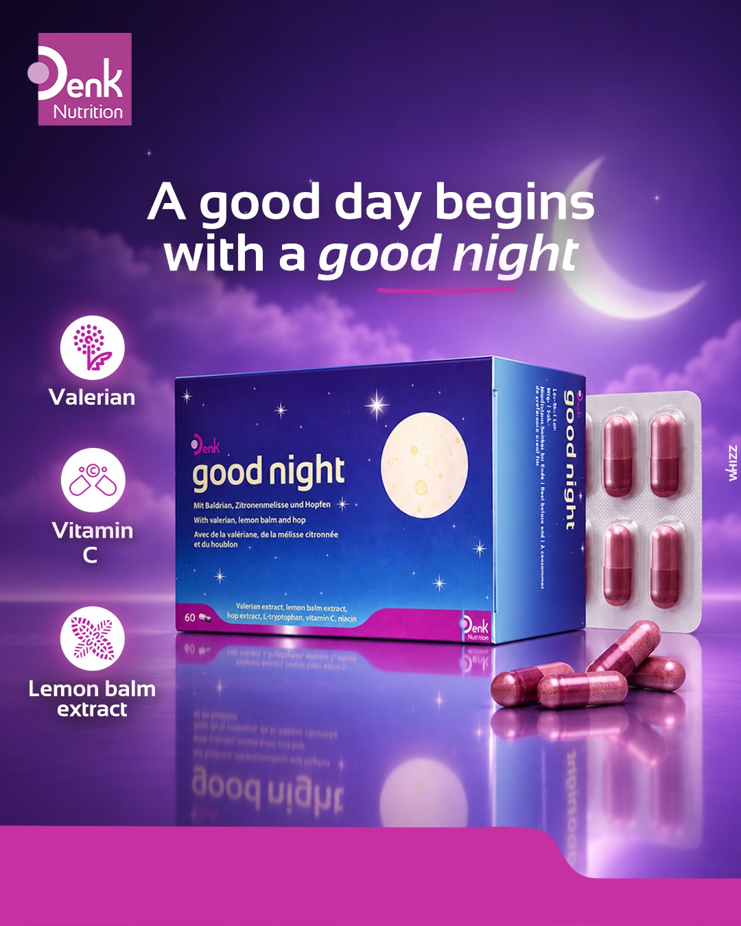 Sleep Better with good night Denk 🌙