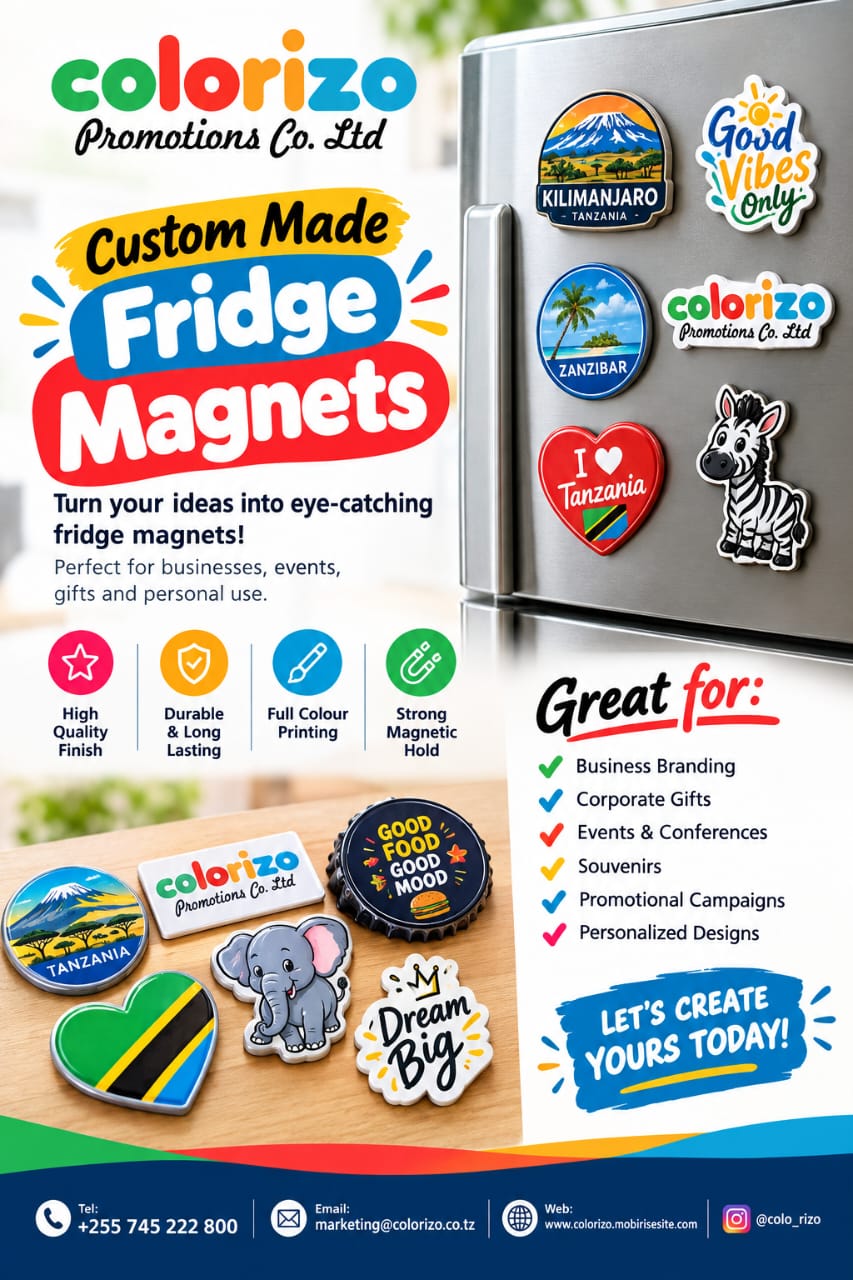 Turn your ideas into eye-catching fridge magnets! 