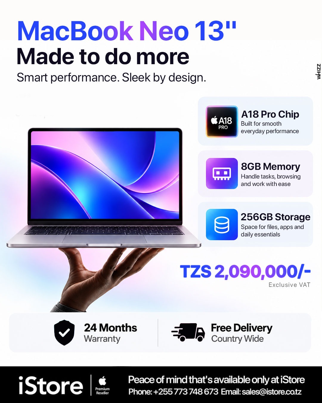 Meet the MacBook Neo 13" — Made to do more!