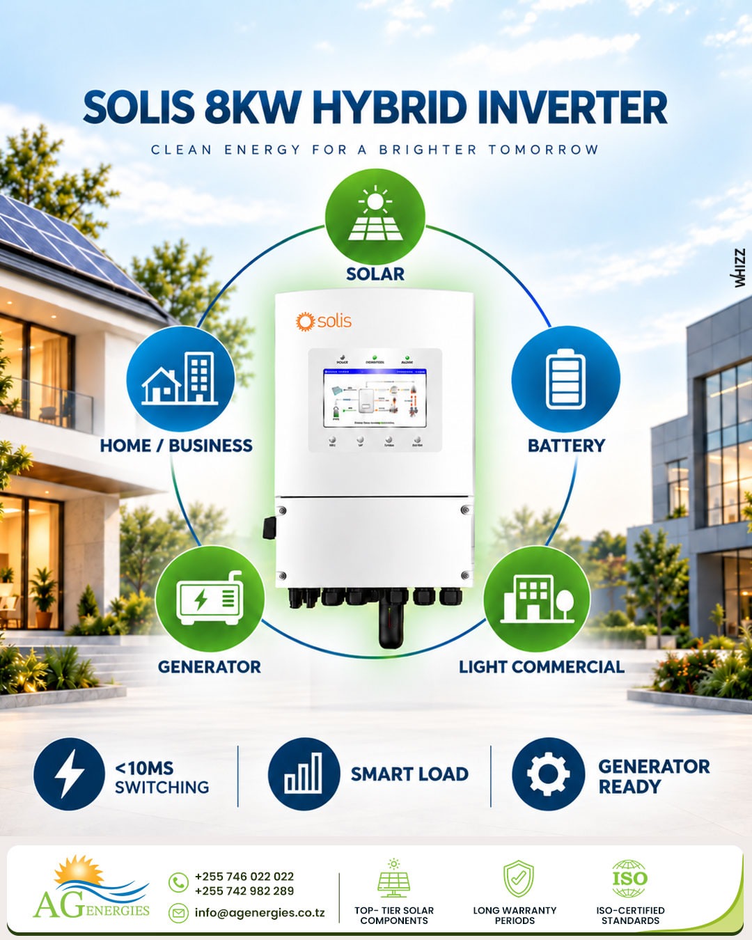 Solis 8kW Hybrid Inverter 