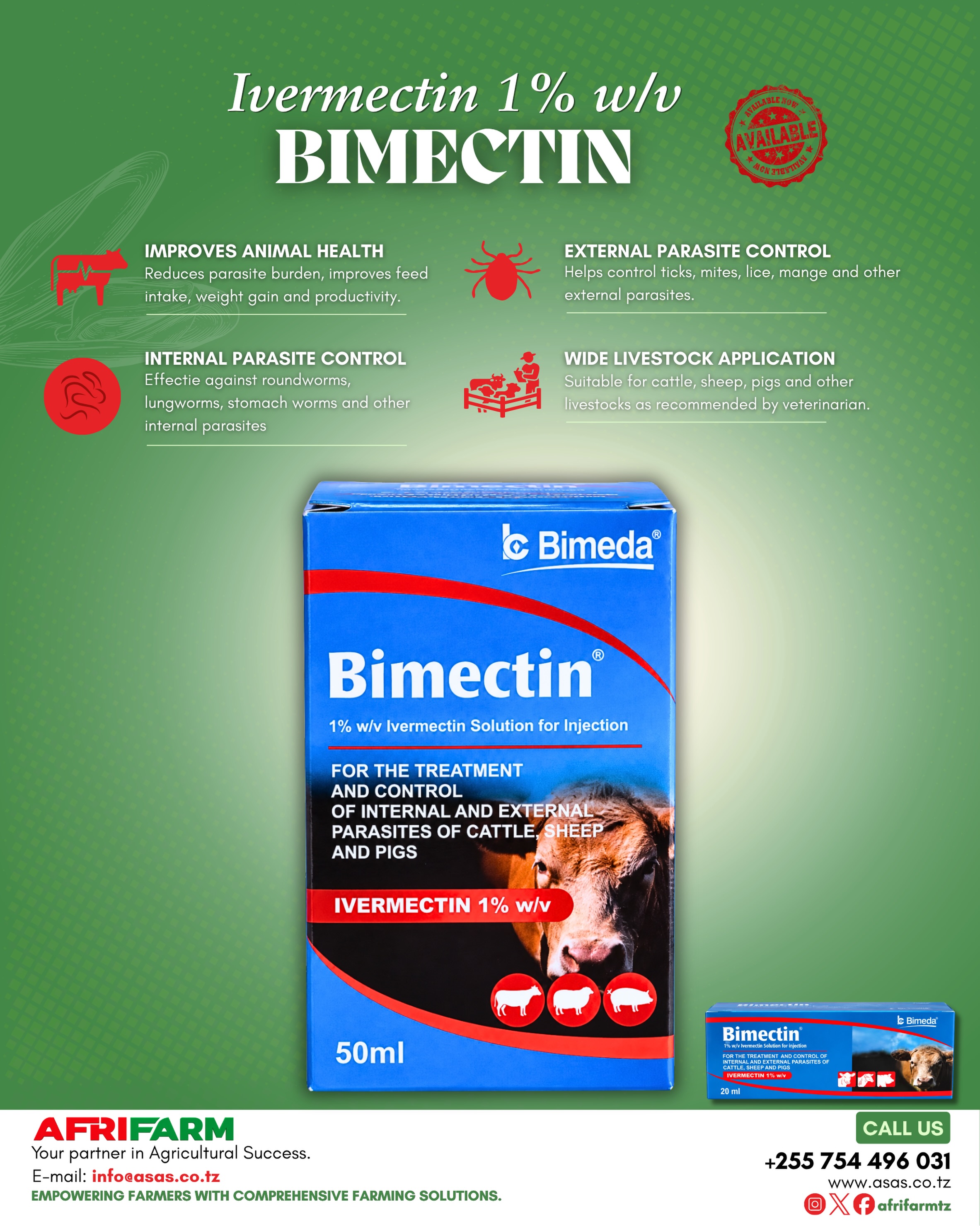 Protect your livestock from harmful parasites