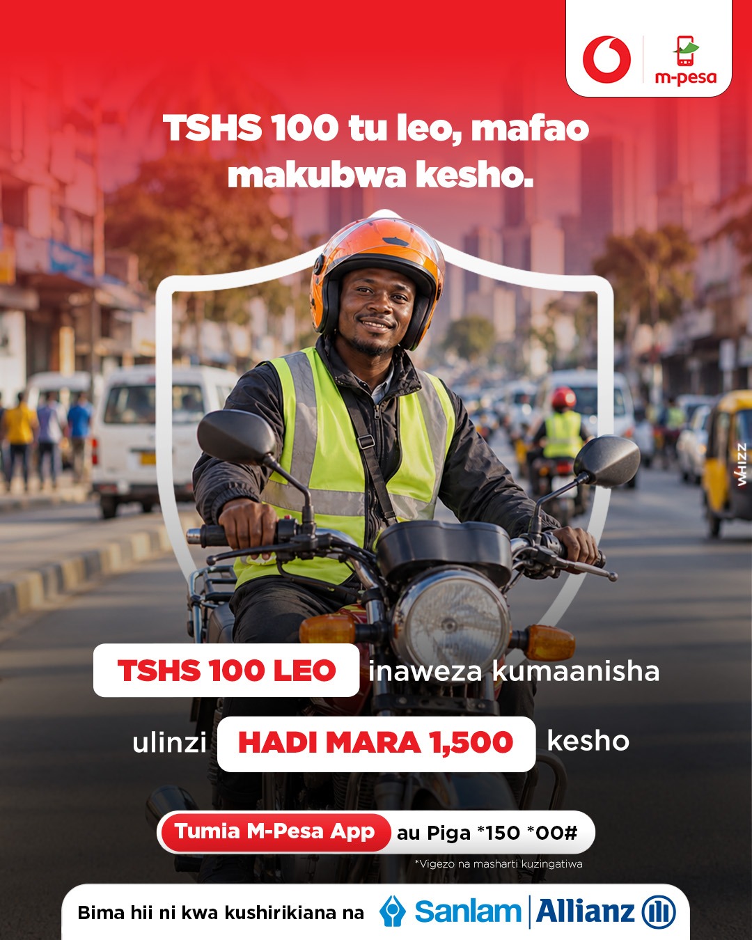 TSHS 100 tu leo, mafao makubwa kesho.