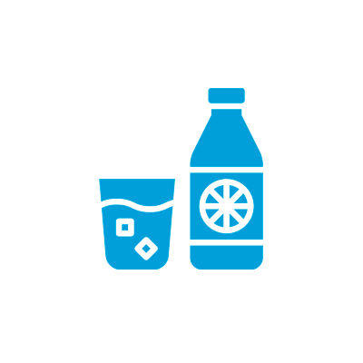 Waters, Juices & Sodas