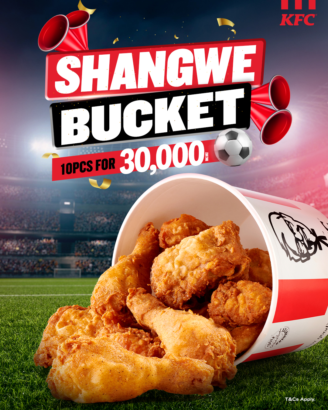 10pc Finger-Lickin’ Good Kuku kwa TZS 30,000 tu!
