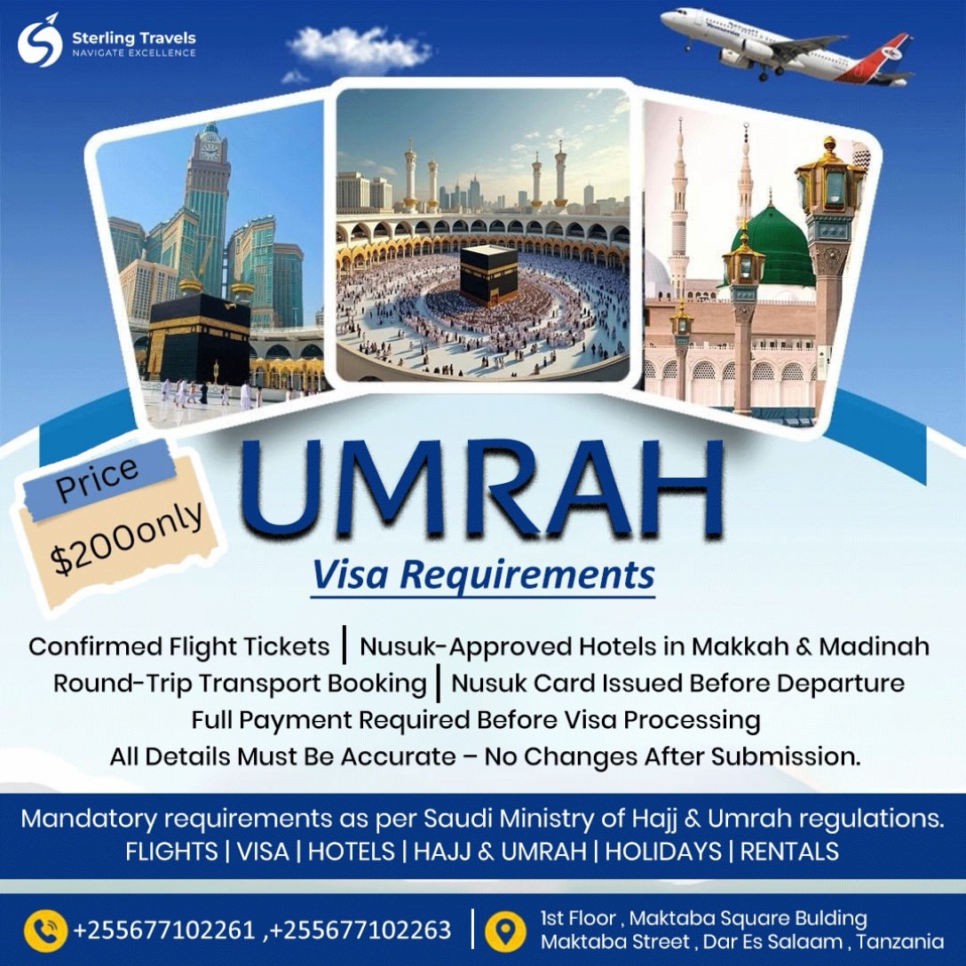 Book your Umrah package with ease.