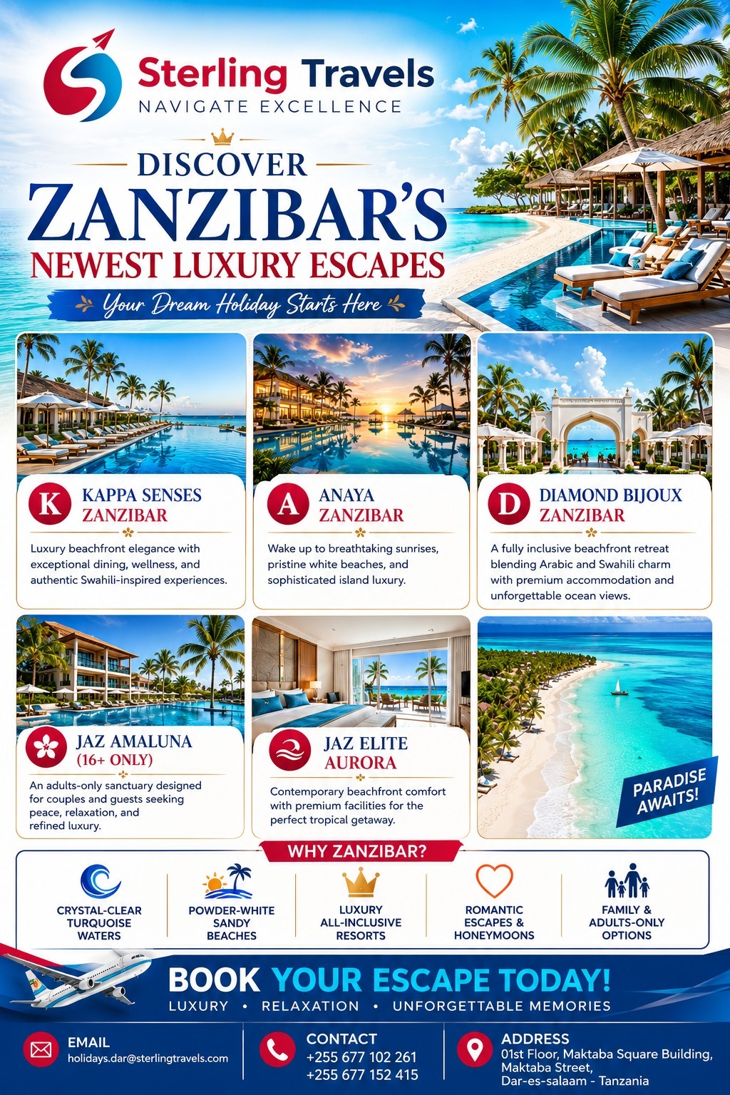 Escape to Zanzibar's luxurious resorts