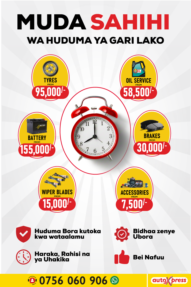 Muda Sahihi wa Kuhudumia Gari Lako! 