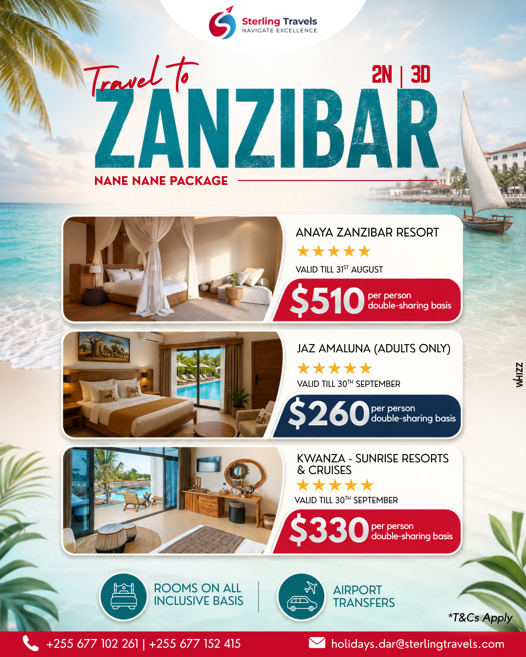 Nane Nane Package - Zanzibar