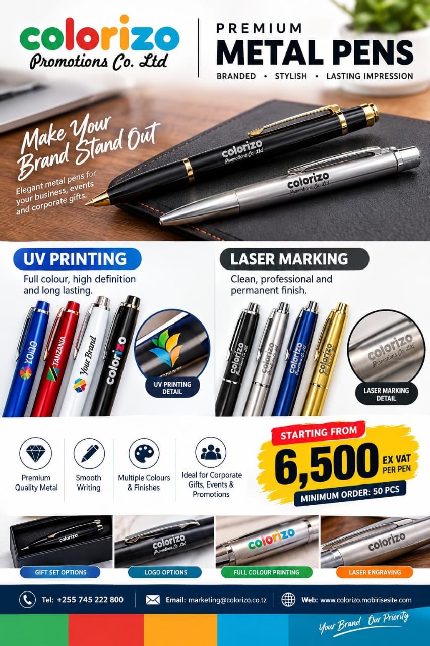 Make your brand stand out with custom promotional pens from Colorizo!