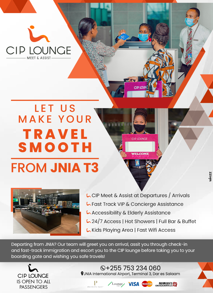 CIP Lounge airport services in Dar es Salaam Tanzania  WhizzTanzania